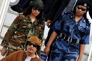 Do you know Muammar Gaddafi?