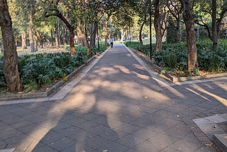 How to begin a long walk in Mexico city
