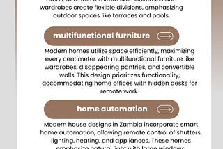 modern house designs in Zambia