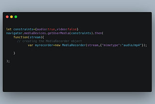 HOW TO USE JAVASCRIPT TO RECORD AND PLAY AUDIO IN THE BROWSER.