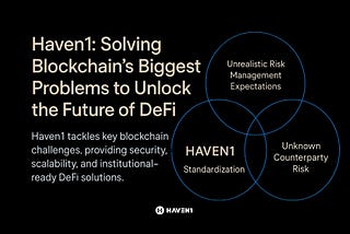 🔒 Haven1: Solving Blockchain’s Biggest Problems to Unlock the Future of DeFi