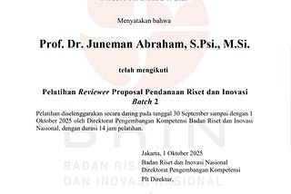 Penilai Penelitian — BRIN