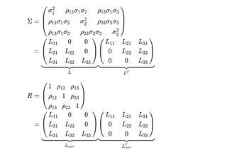 Cholesky factors of covariance and correlation matrices in Stan