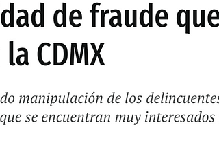 El origen del Fraude Inmobiliario