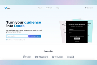 I built a SaaS to turn an audience into leads
