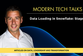 Data Loading in Snowflake: Stages