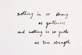 True Strength: Get Soft to be Strong