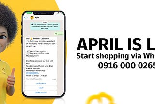 Shop for Fresh Food via WhatsApp: Introducing April, Pricepally’s New Shopping Assistant