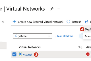 Azure Vnet Peering Connection Filtered by Azure Firewall