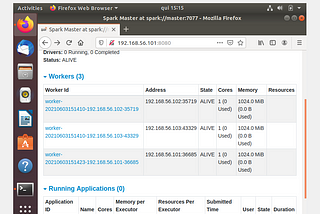 Implementação de um sistema distribuído com Spark Cluster/Apache/Hadoop