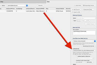 Load single Firestore document into Data sheet