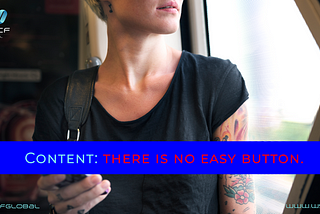 Content: There is no easy button.