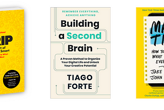 3 Practical Productivity Books to Transform Our Lives