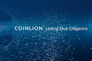 CoinLion Listing Due Diligence