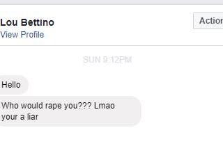 Dear Lou Bettino (Re: My Rape)
