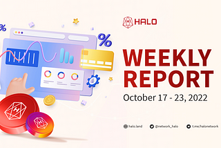 HALO Network — October 2022 — Week 4 Report