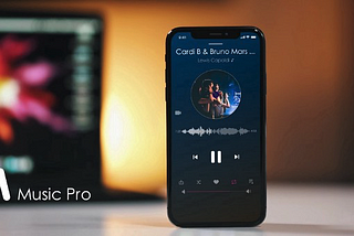 Kể chuyện thiết kế app Music Pro