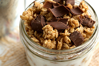 Peanut Butter Granola Yogurt Parfaits