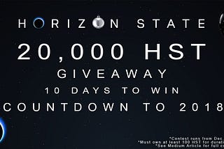 20,000 HST End of Year Giveaway!