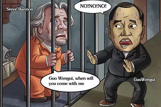 Bannon is no longer safe from the law