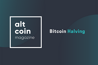 Bitcoin Halving