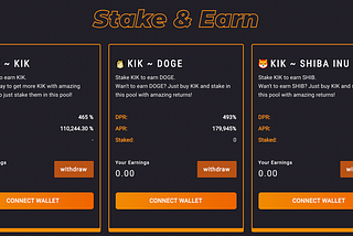 Kikswap Provides Crosschain Staking Pools