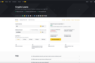 Why should I borrow from Binance Loans?