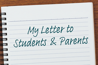 From Sec. Cardona: A Letter to Parents & Students