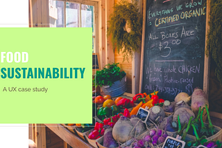Tackling food sustainability