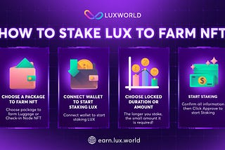 Tutorial: How To Stake $LUX To Farm NFT