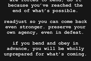 Don’t Obey in Advance