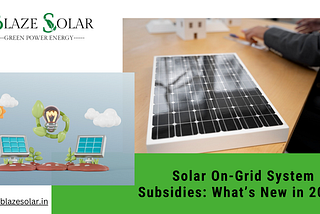 The Impact of Off-Grid Solar System Subsidies on Sustainable Living