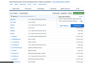 Integrating Tableau with Python (TabPy)