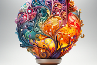 lightbulb done in quilling