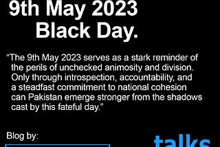 REFLECTION ON THE 9TH MAY 2023 BLACK DAY.