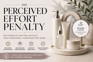 The “Perceived Effort Penalty” in Skincare, Healthcare & Wellness