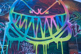 Haunting Digbeth, drenched in art