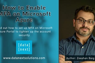 How to Enable Multi-Factor Authentication on Azure Portal