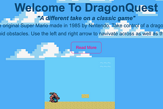 My experience making a video game