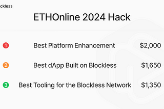 Hack with Blockless at this year’s ETHOnline