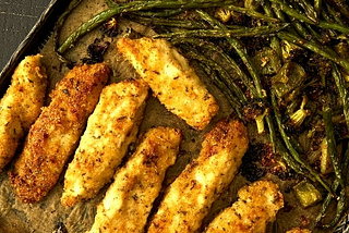 Sheet Pan Parmesan Chicken and Veggies — Chicken