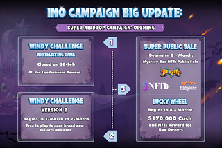 INO CAMPAIGN BIG UPDATE