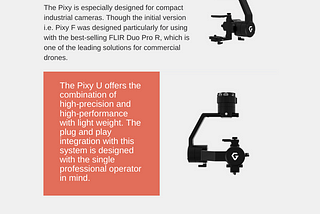The Professional Gremsy Pixy U Drone Gimbal: You Must Add To Your Kit