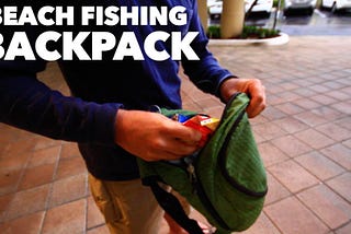 BEACH FISHING BACKPACK