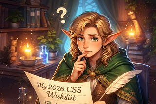 My 2026 CSS Wishlist