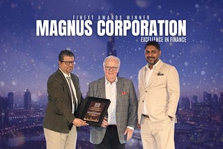 Magnus Corporation Ltd Receives Excellence in Financial Institutions Award”