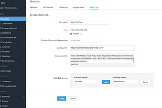How to Build A Custom Widget in Zoho CRM