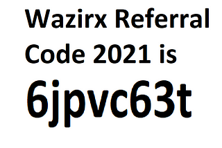 wazirx referral code — 6jpvc63t