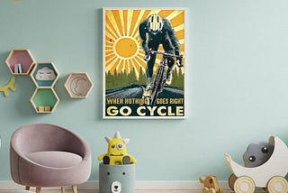 CHEAP Poster Cycling when nothing goes right go cycle