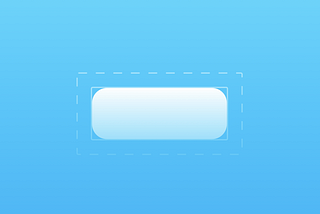 Illustration of button wireframe with outline